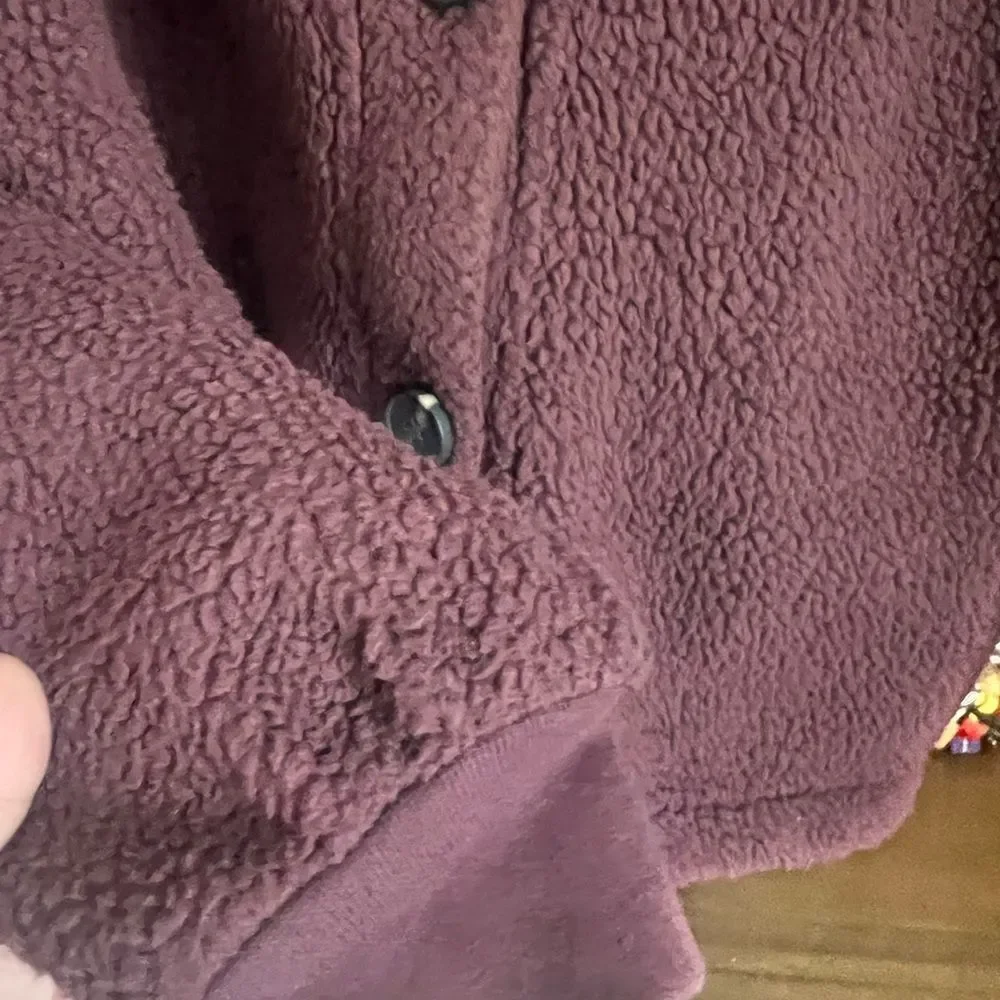 madewell Cozy Brown Button-Up Cardigan
